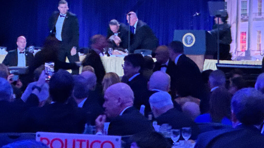Trump rushed off stage after shots fired at White House Correspondents ...