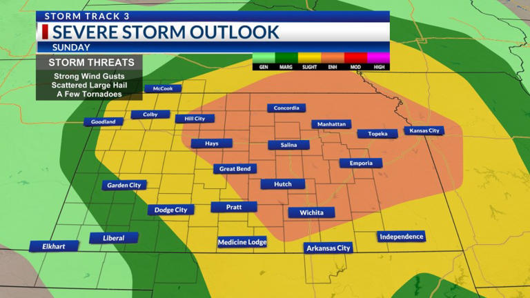 Storm Track 3 forecast: Strong to severe storms expected Saturday and ...