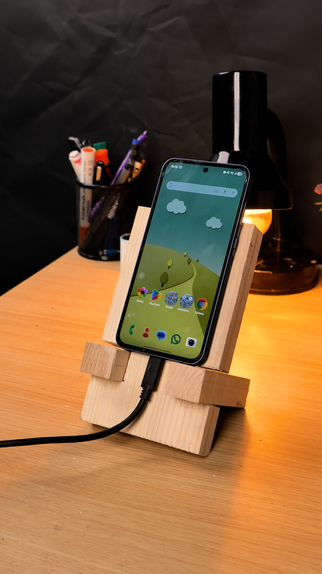 Make your own portable charging place for phone