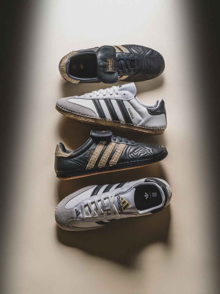 Adidas y CLOT lanzan la colección mundial con tenis de piel y rafia