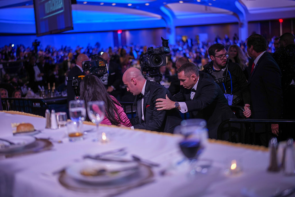 Shooting interrupts Trump appearance at White House media gala