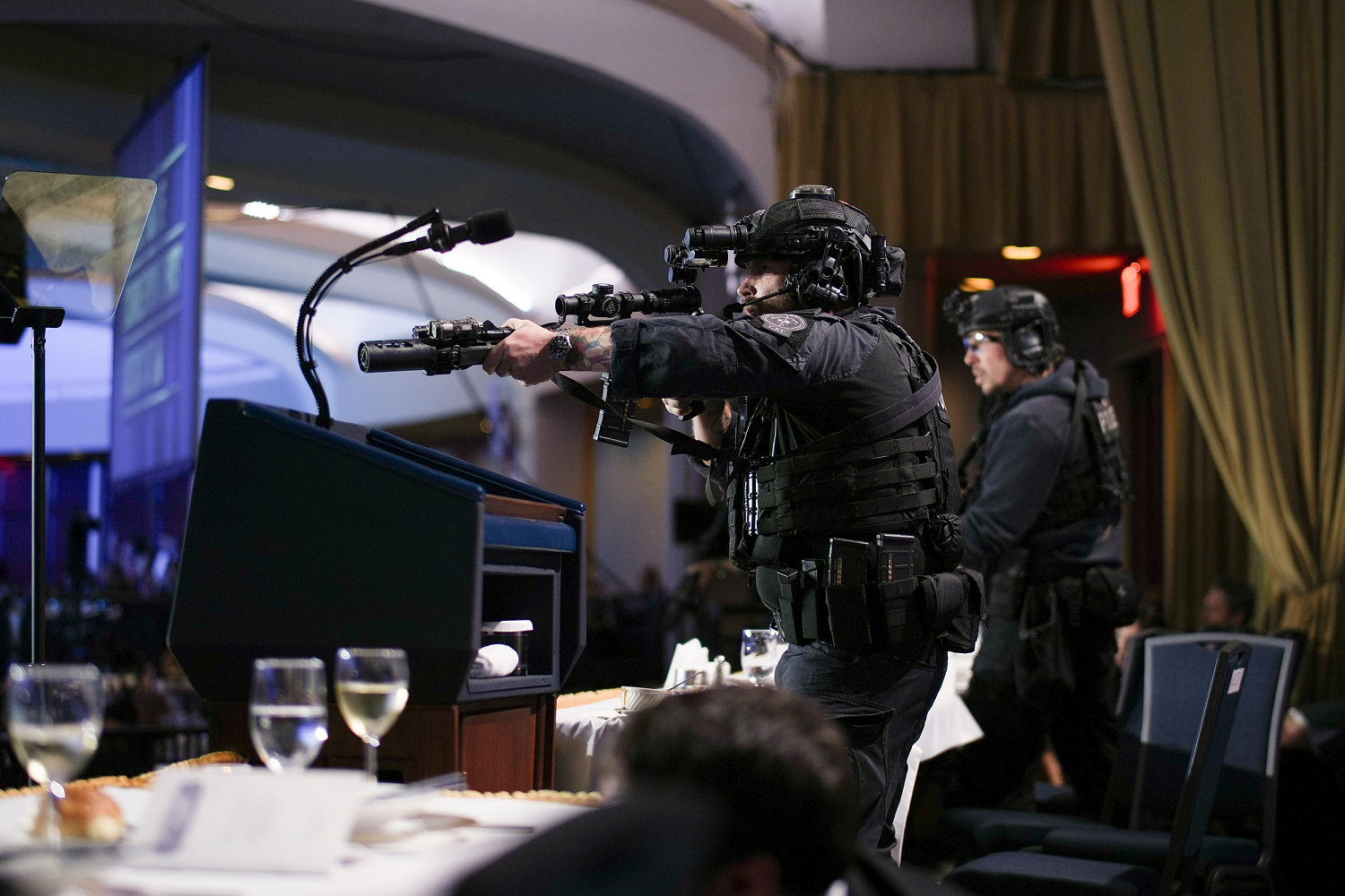 Security Scare at The White House Correspondents' Dinner with President Trump