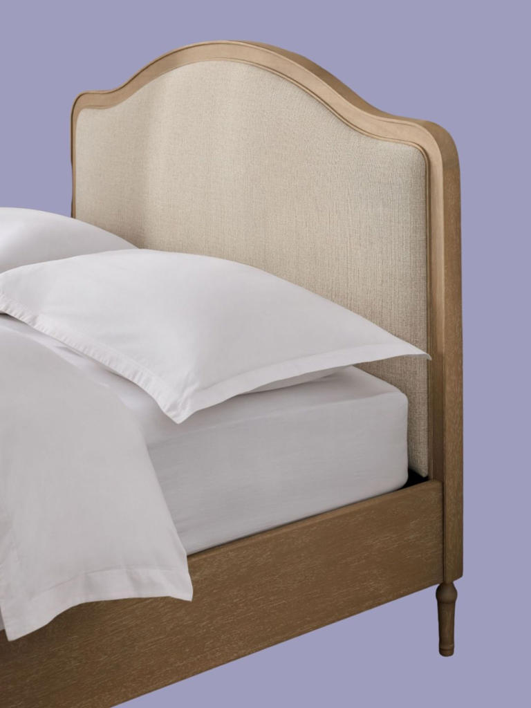 This wavy, wooden bed frame from Next looks so design-y