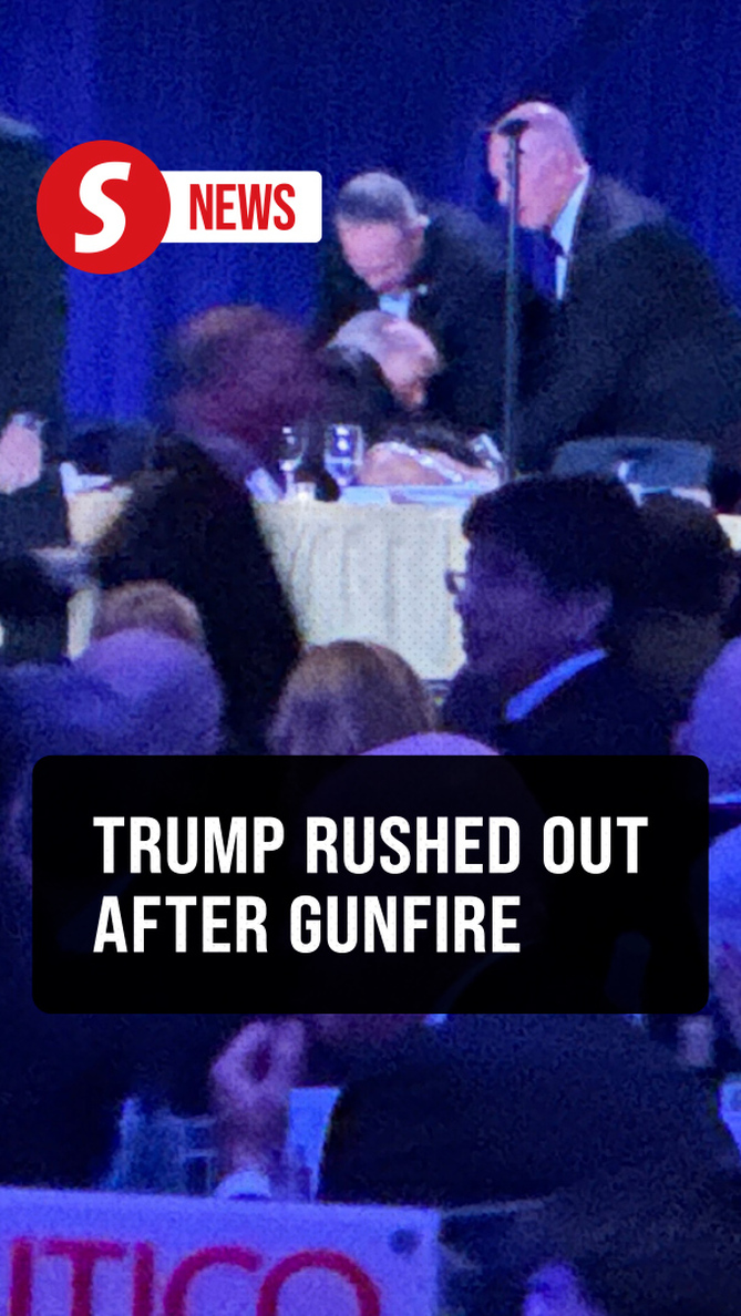 Trump safe after being rushed from White House correspondents dinner ...