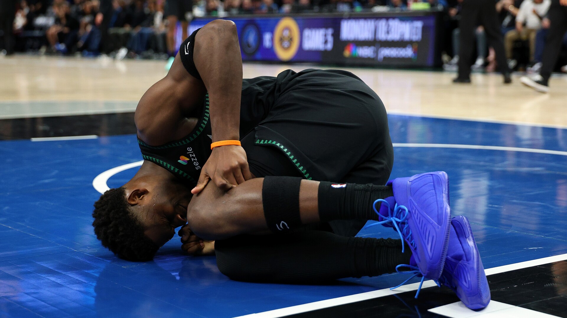 Minnesota's Anthony Edwards, Donte DiVincenzo forced out of Game 4 with ...