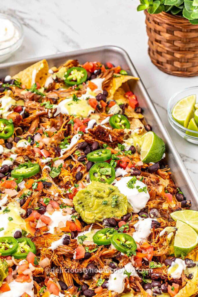 Pulled pork nachos