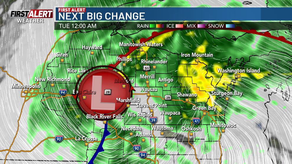 First alert for a chance of strong storms and heavy rainfall early in ...