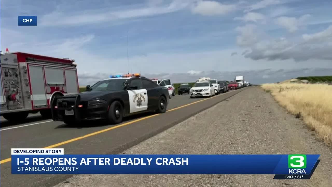 CHP investigates deadly crash on I-5 in Stanislaus County
