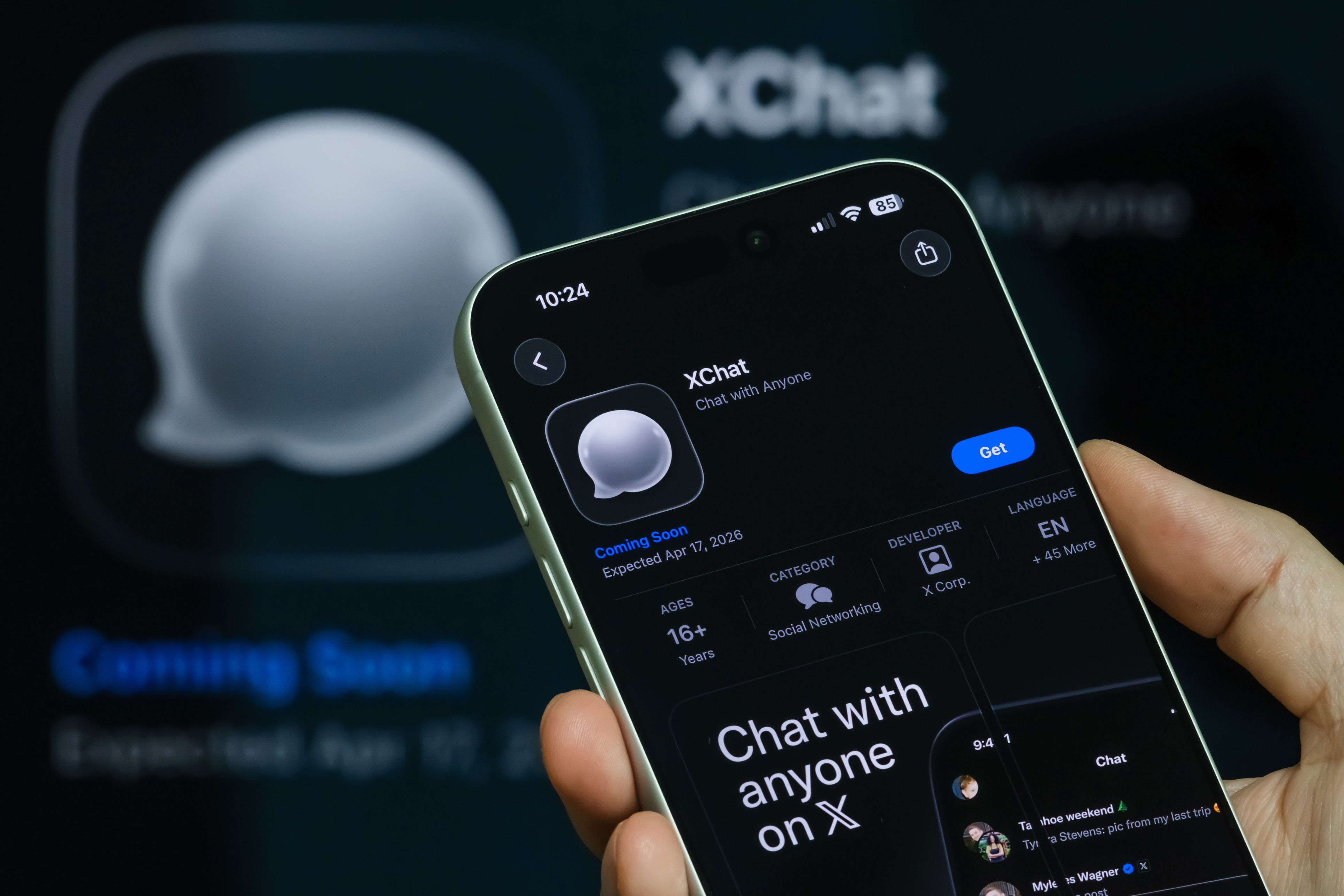 XChat is now available on the iOS store