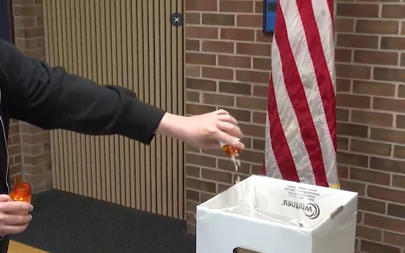 Michigan residents drop off old medications at collection sites