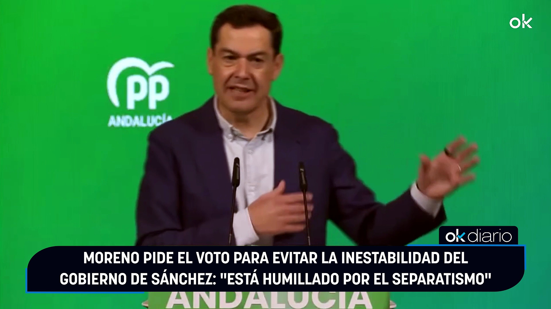 Moreno pide el voto para evitar la inestabilidad del Gobierno de ...