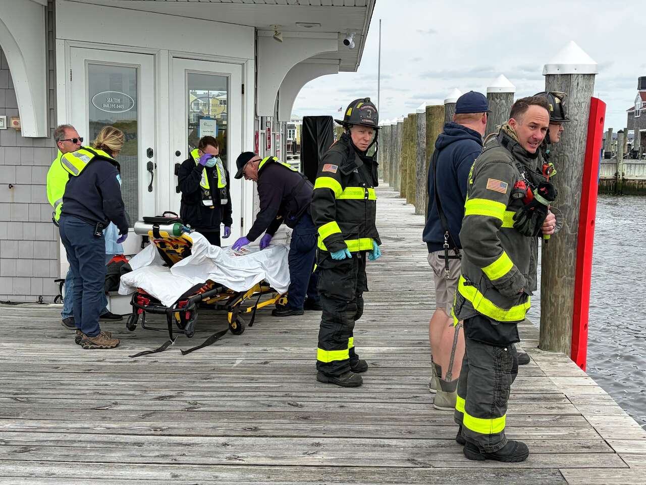 Stranded kayaker rescued in Old Saybrook in frigid waters, fire crew says