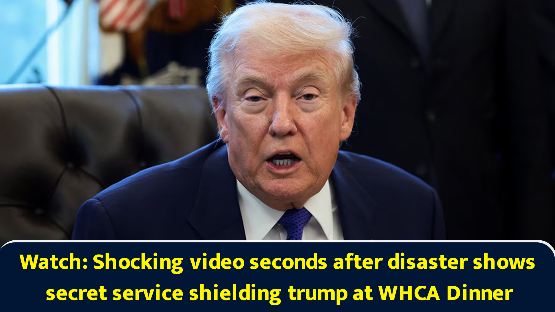 Watch: Shocking video seconds after disaster shows Secret Service ...