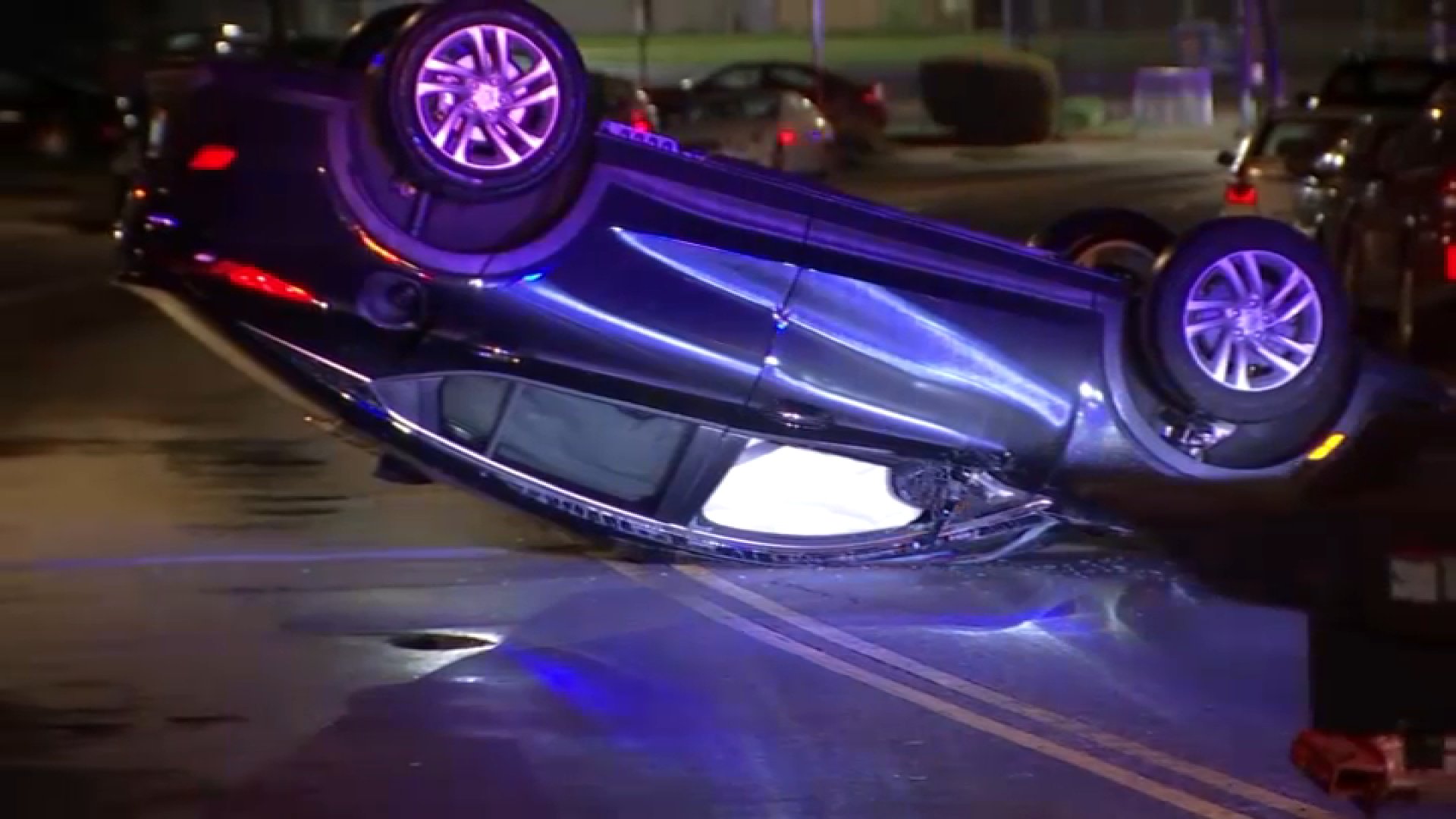 Rollover crash in Philadelphia's West Oak Lane neighborhood leaves ...