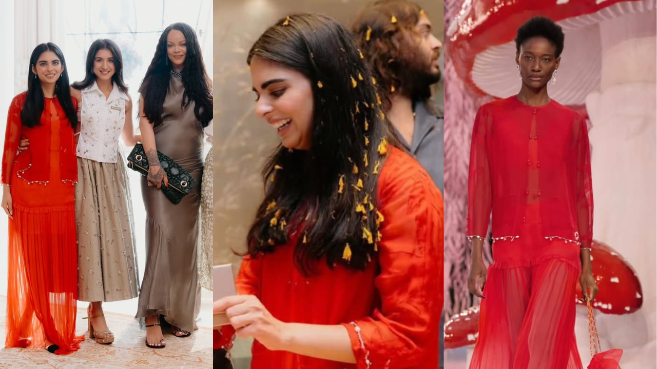 Isha Ambani serves red-hot summer in Chanel runway look for Rihanna's ...
