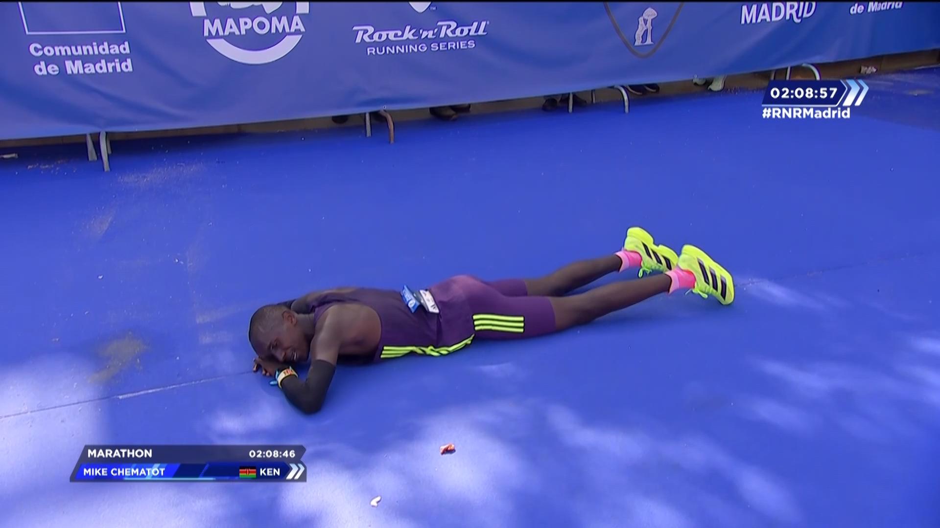 Mike Chematot and Kena Girma win the Madrid marathon races