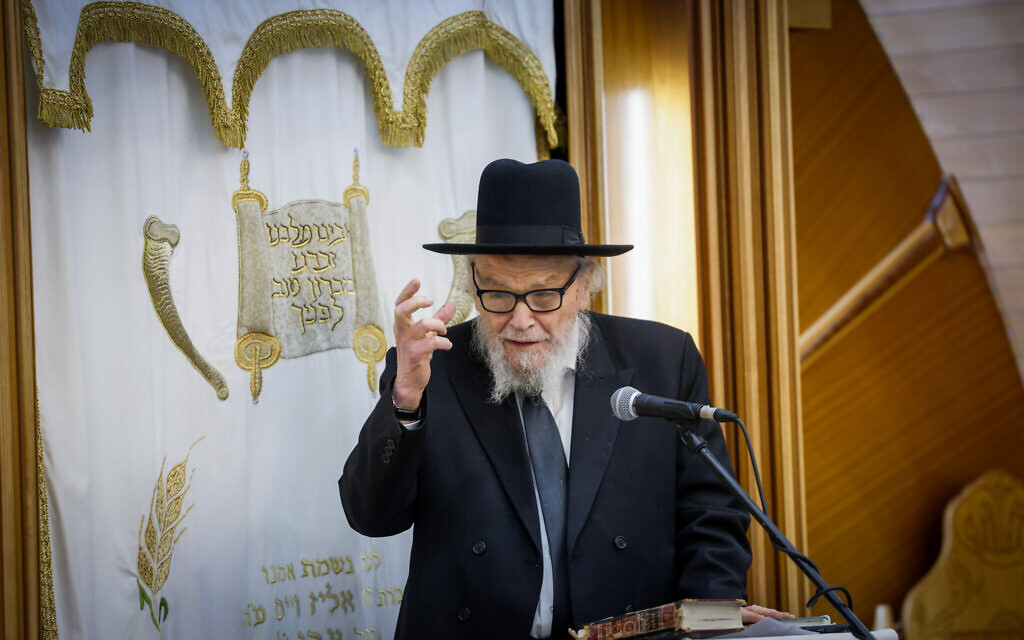 Senior Haredi rabbi’s opposition halts Knesset’s renewal of talks on ...