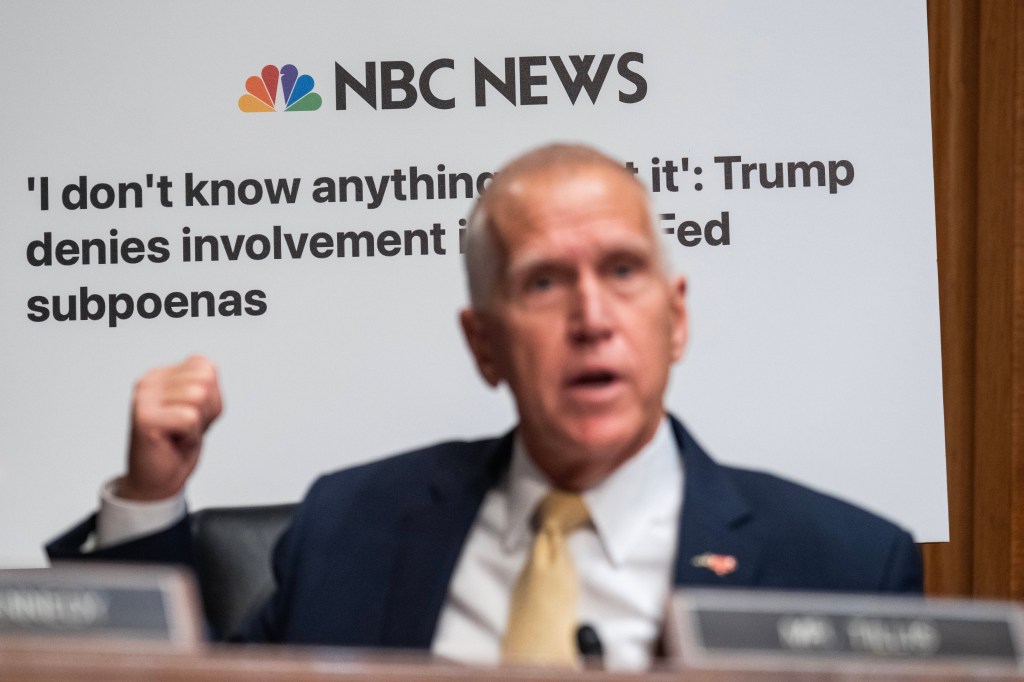 GOP Sen. Thom Tillis says he’s ready to advance confirmation of Warsh ...
