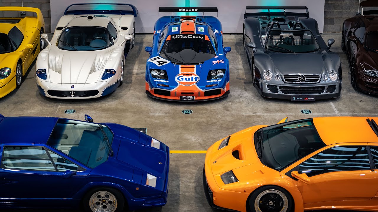 Multi-Million Dollar Supercar Garage Collection Display