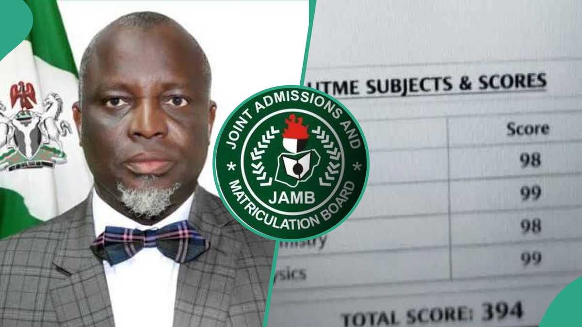 English 98, biology 99: Breakdown of fake UTME result with 394 total score
