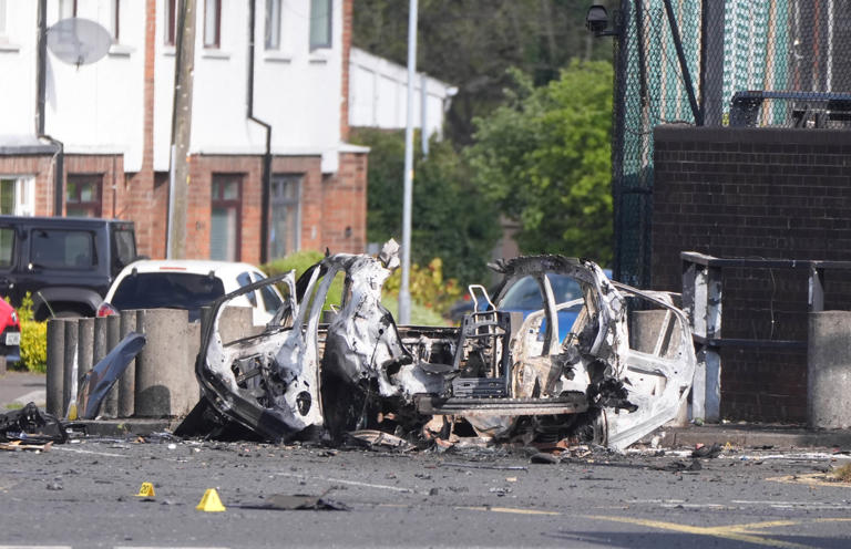 Explosive device in car outside police station 'sent to kill officers'