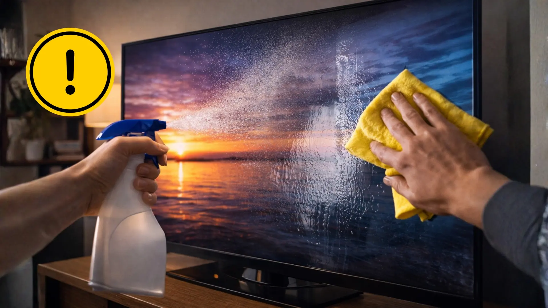 Cuidado al limpiar el televisor: el error que todo el mundo comete y ...