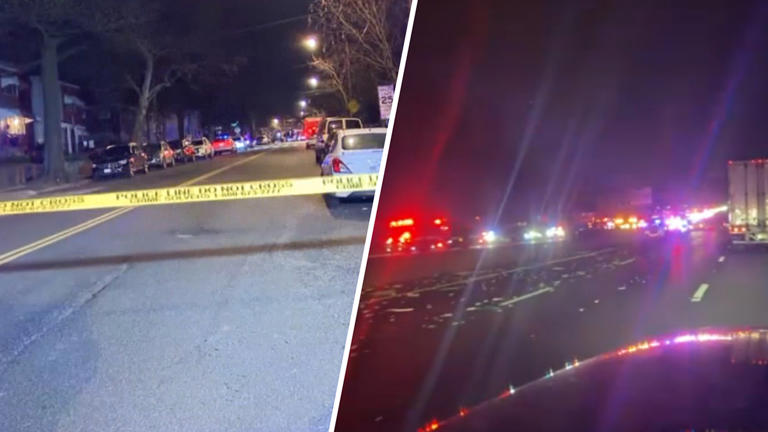 Highway worker killed while assisting with crash after car hits him on ...