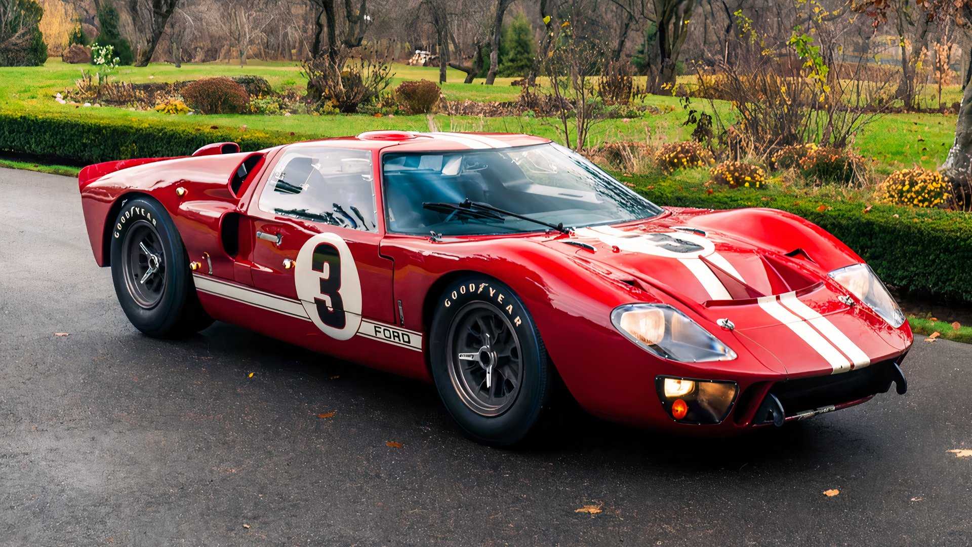 1966 Ford GT40 MkII Factory Lightweight front three-quarter