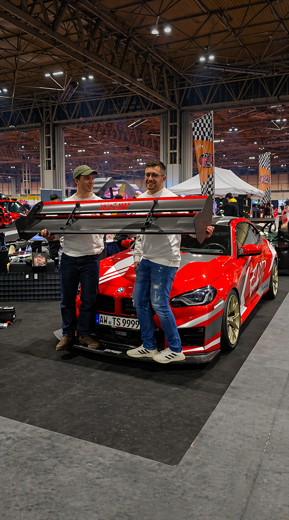 He’s holding 250KG of downforce