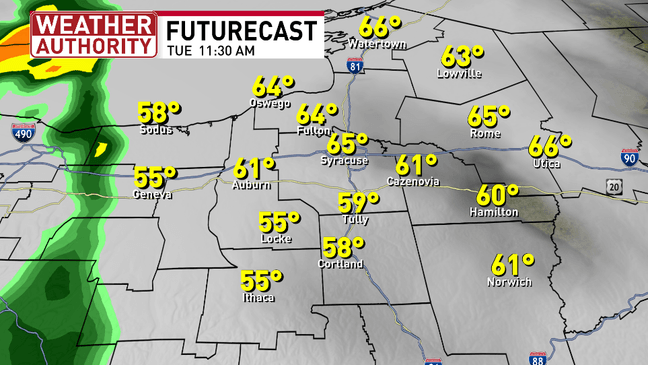 The week ahead starts sunny and warm then ends colder with more cloud cover