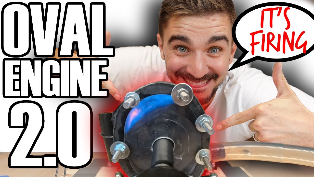 I built a revolutionary oval rotary engine! 🚀