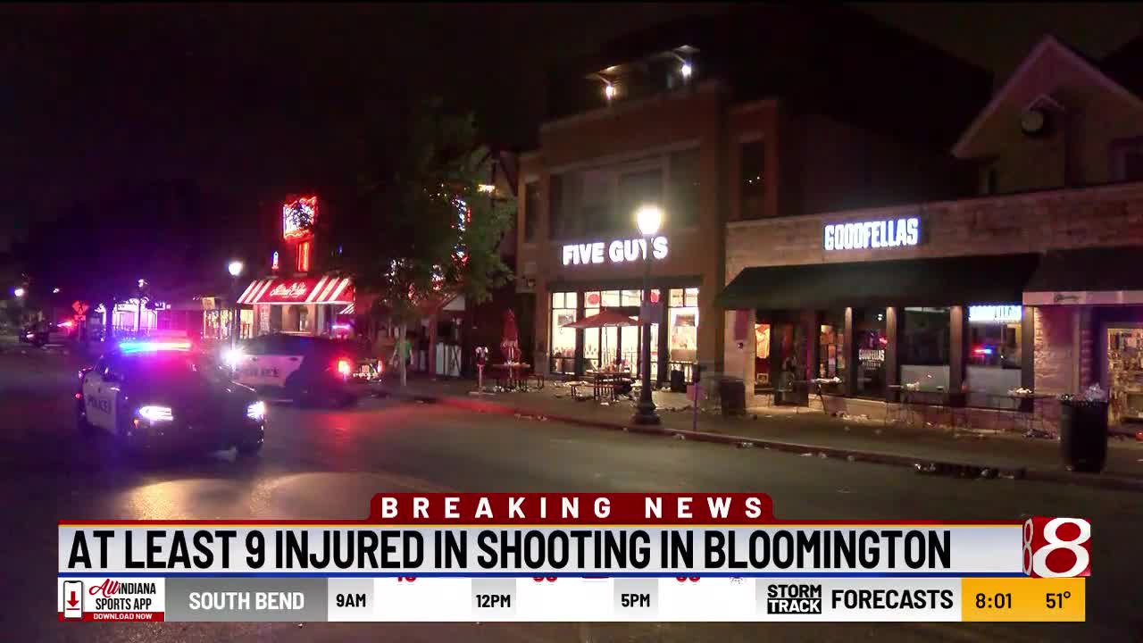 At least 9 injured in shooting in Bloomington