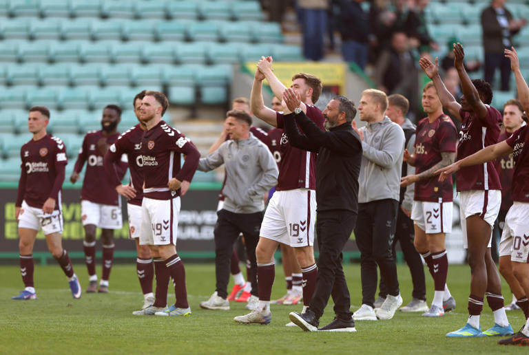 How Hearts' win over nine-man Hibs and Rangers' loss changes title race