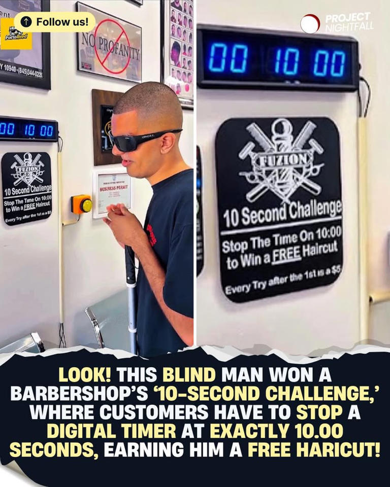 Blind man's inner clock defies logic: Perfect 10.00 timing shocks world!