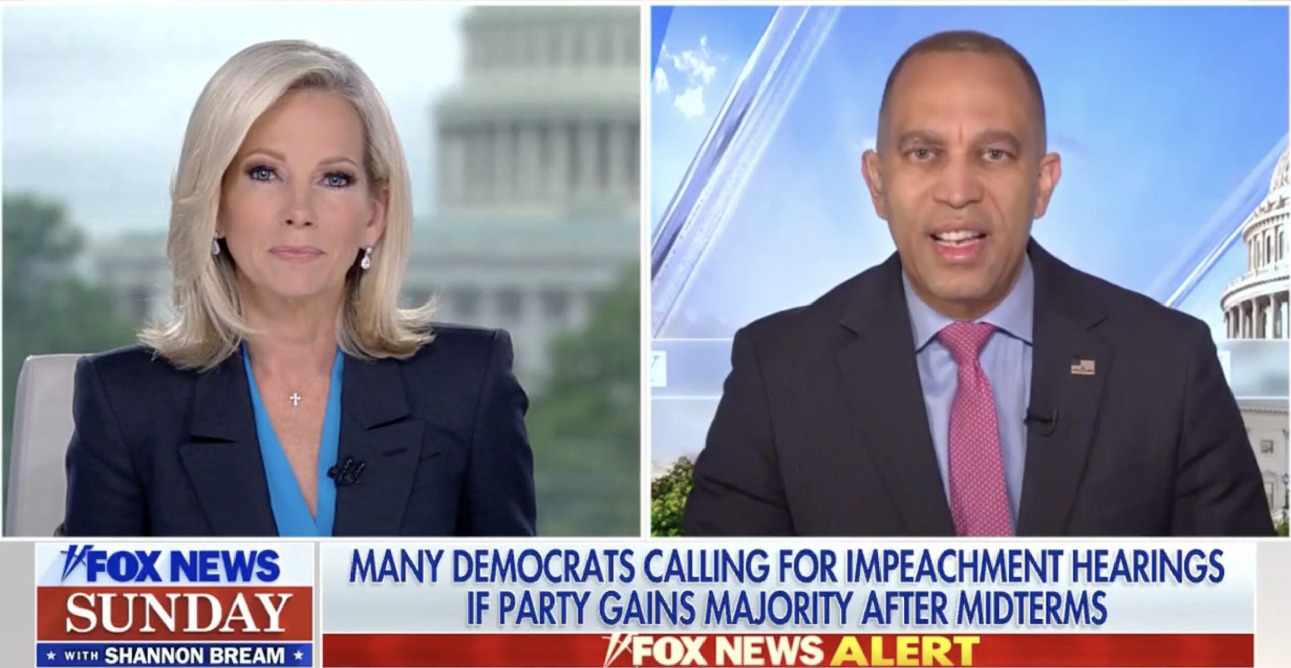 Fox News anchor straight-up asks Hakeem Jeffries if he’ll push for ...