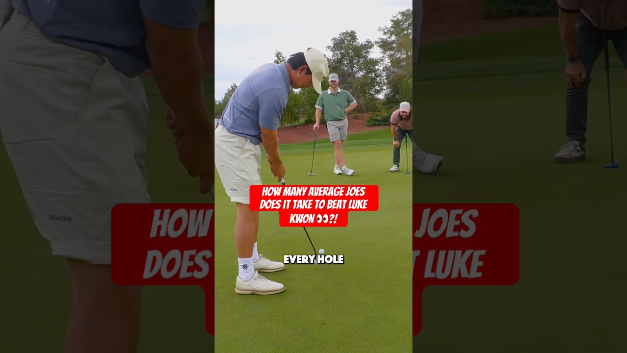 Can average golfers beat Luke Kwon? 🏌️‍♂️