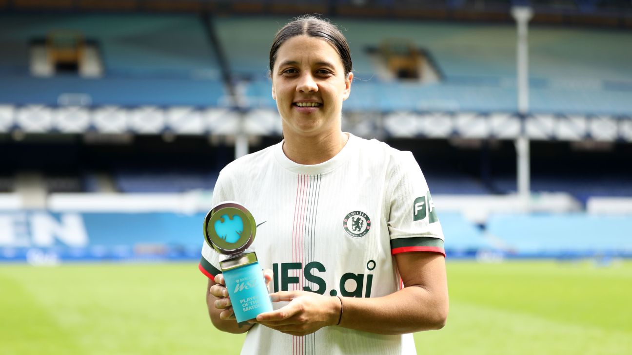 Sam Kerr equals record for Chelsea's all-time top scorer in the WSL