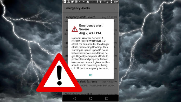 Severe storms could trigger emergency alerts to your phone on Monday ...