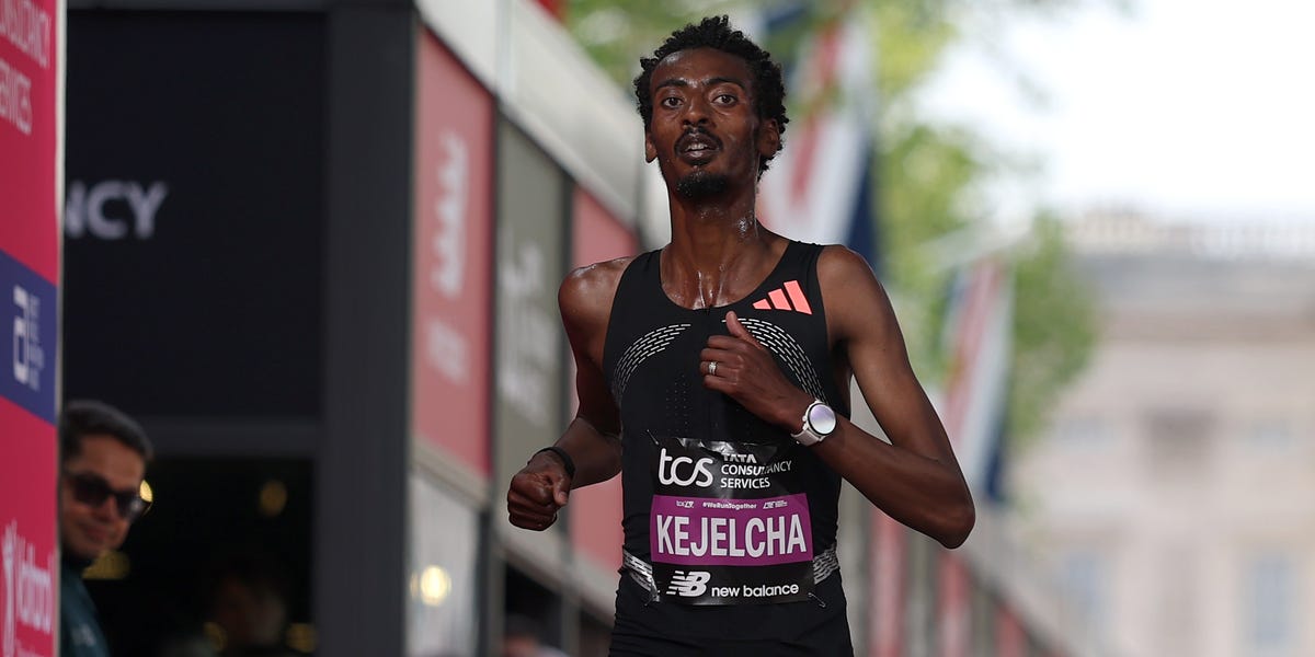 He broke 2 hours in his first-ever marathon—but didn’t even win the race