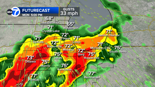 Chicago forecast: Strong storms bring chance for damaging winds, hail ...