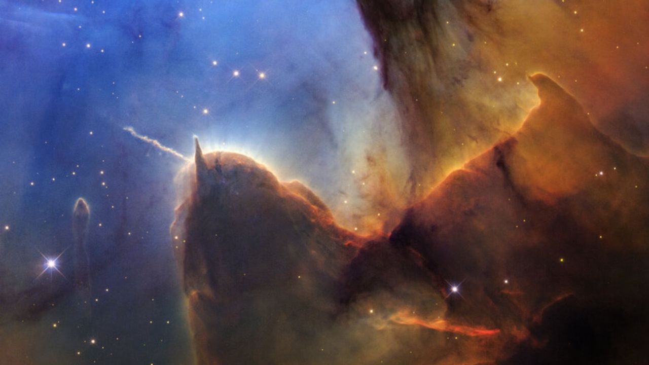 Hubble captures expanding jet in Trifid Nebula after 29 years