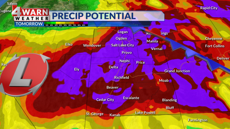 Periods of valley rain, mountain snow for our Sunday through Monday
