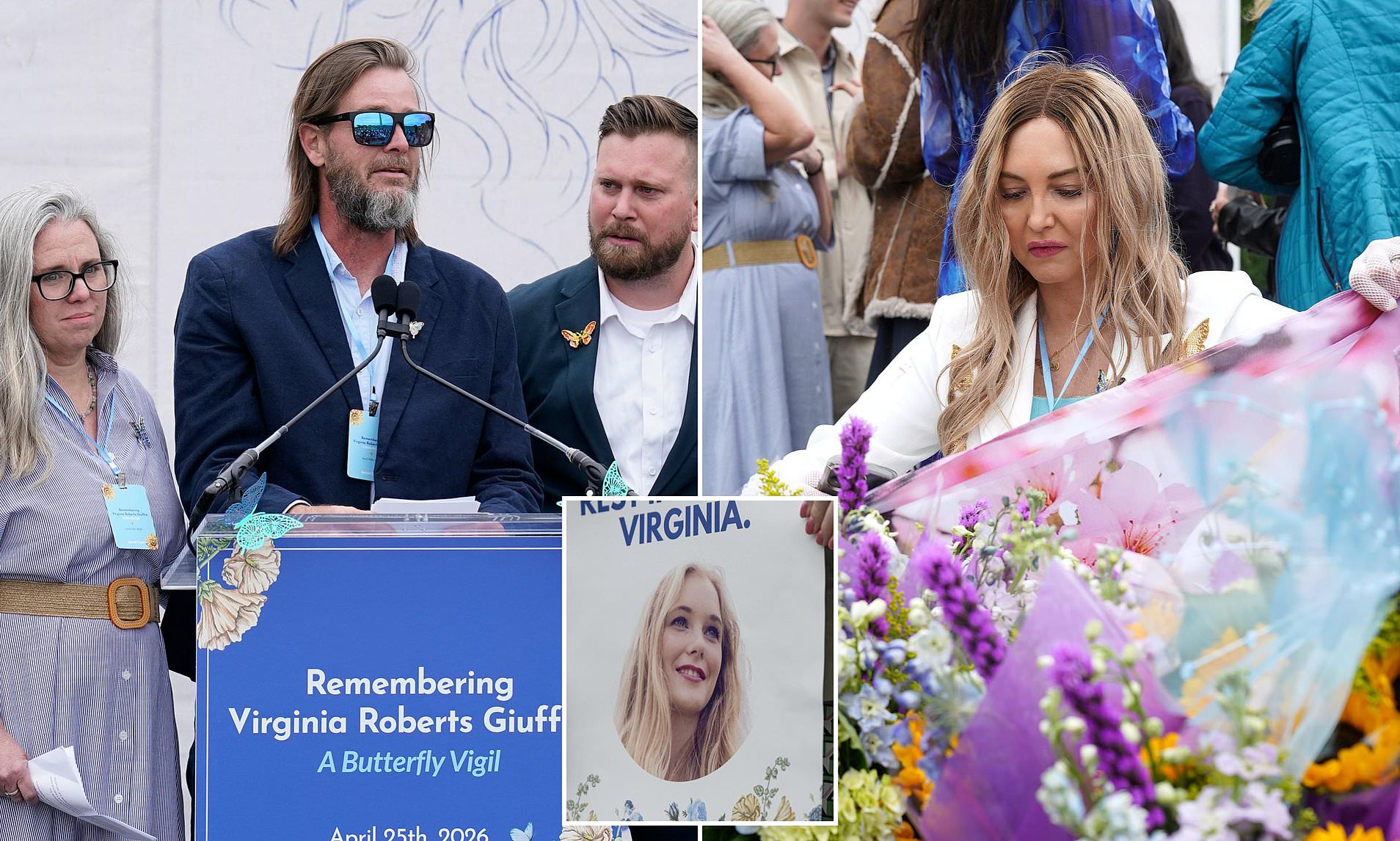 Touching memorial held on one-year anniversary of the death of Epstein ...