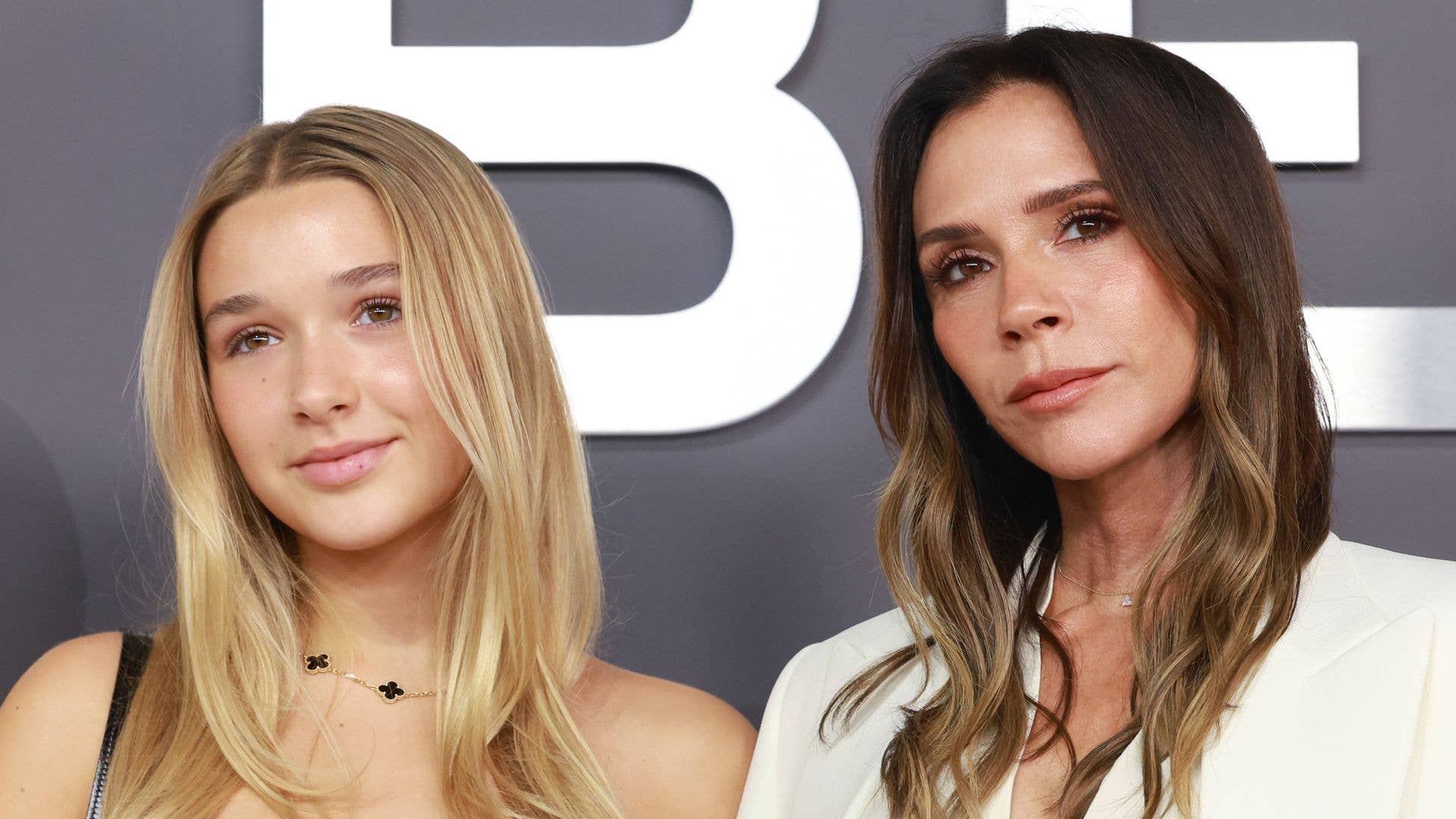 Harper Beckham is mum Victoria's mini-me in matching heels for girls ...