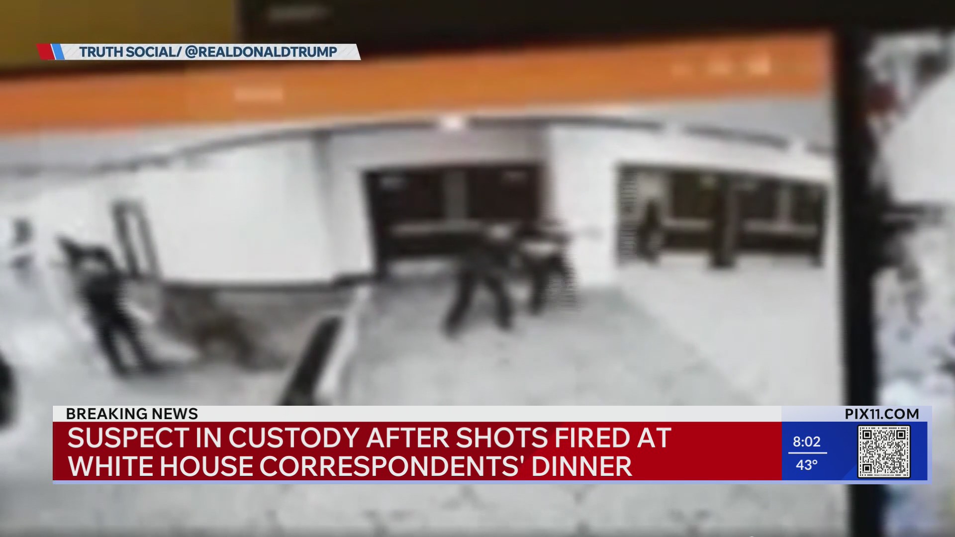 Suspect in White House Correspondents’ Dinner shooting to be arraigned