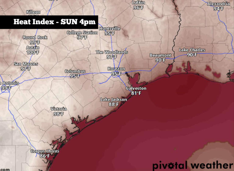 Early season heat wave coming to Houston this week. When's the next ...
