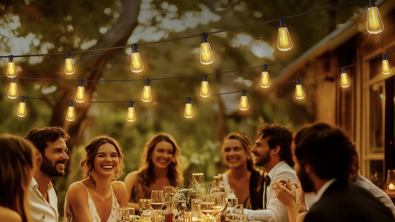 Brighten your yard or patio with Amazon's string lights that stand up ...