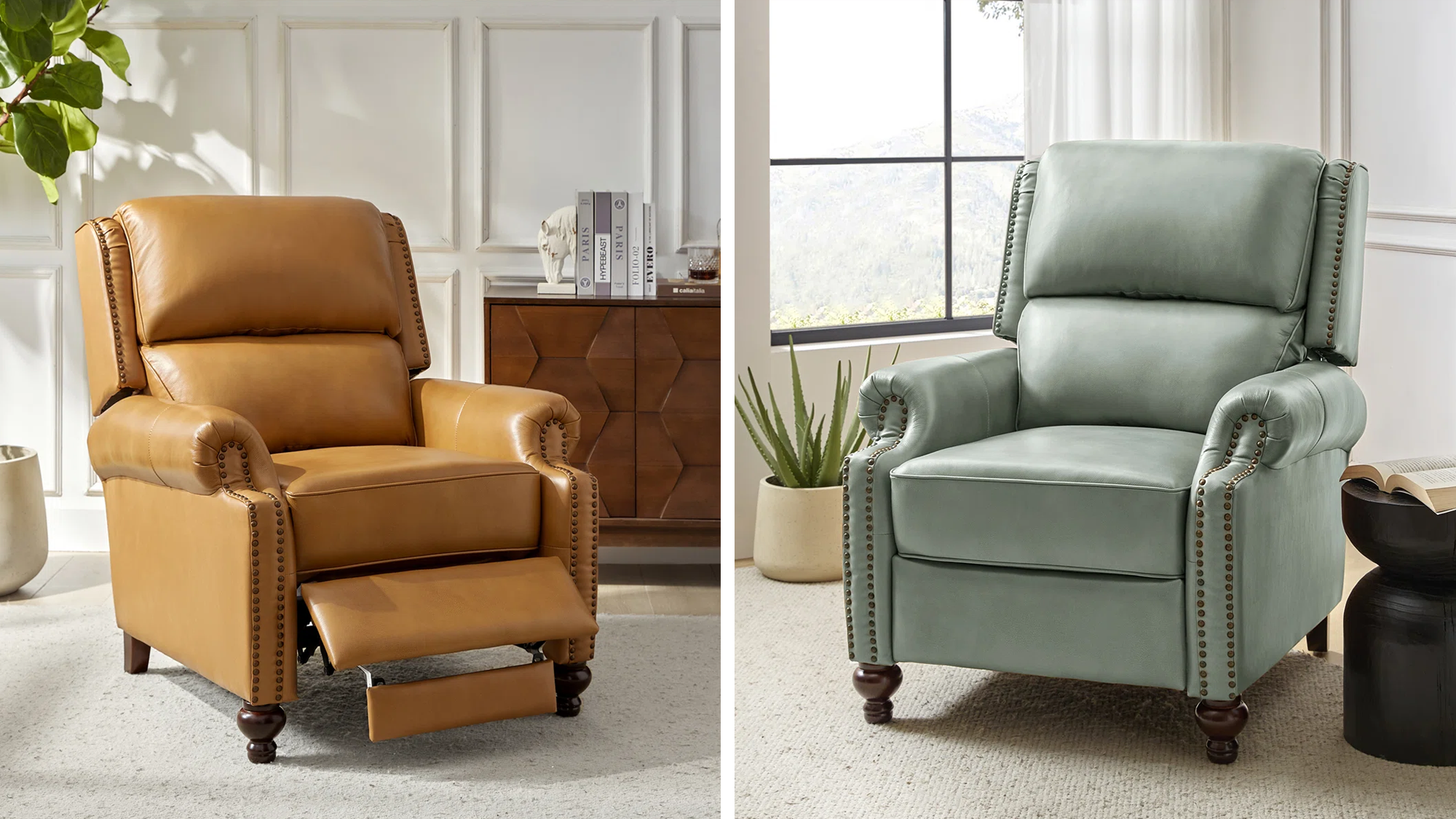Wayfair has a leather recliner on sale for more than $1,000 off