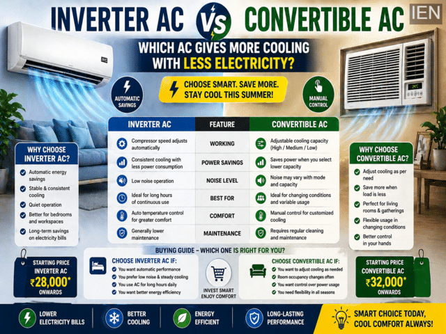 Inverter vs convertible AC: Which one saves more power and delivers ...