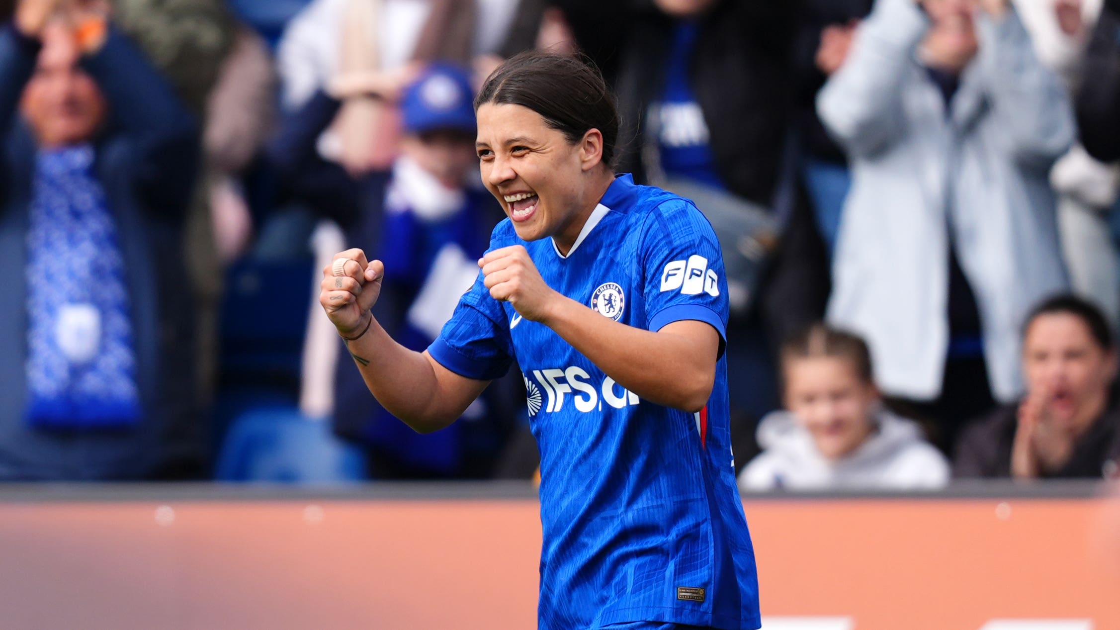 Sam Kerr equals Chelsea record as she stars in 4-1 win at Everton